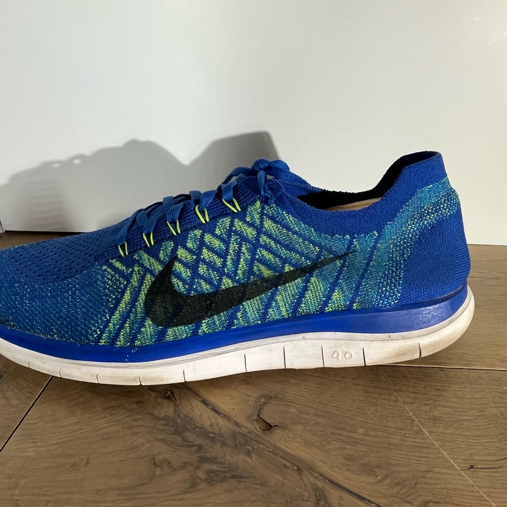 Blue Green Black Nike Free Size 12 - Picture 10 of 13